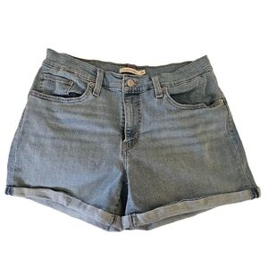 Levi's mid length shorts light blue 30